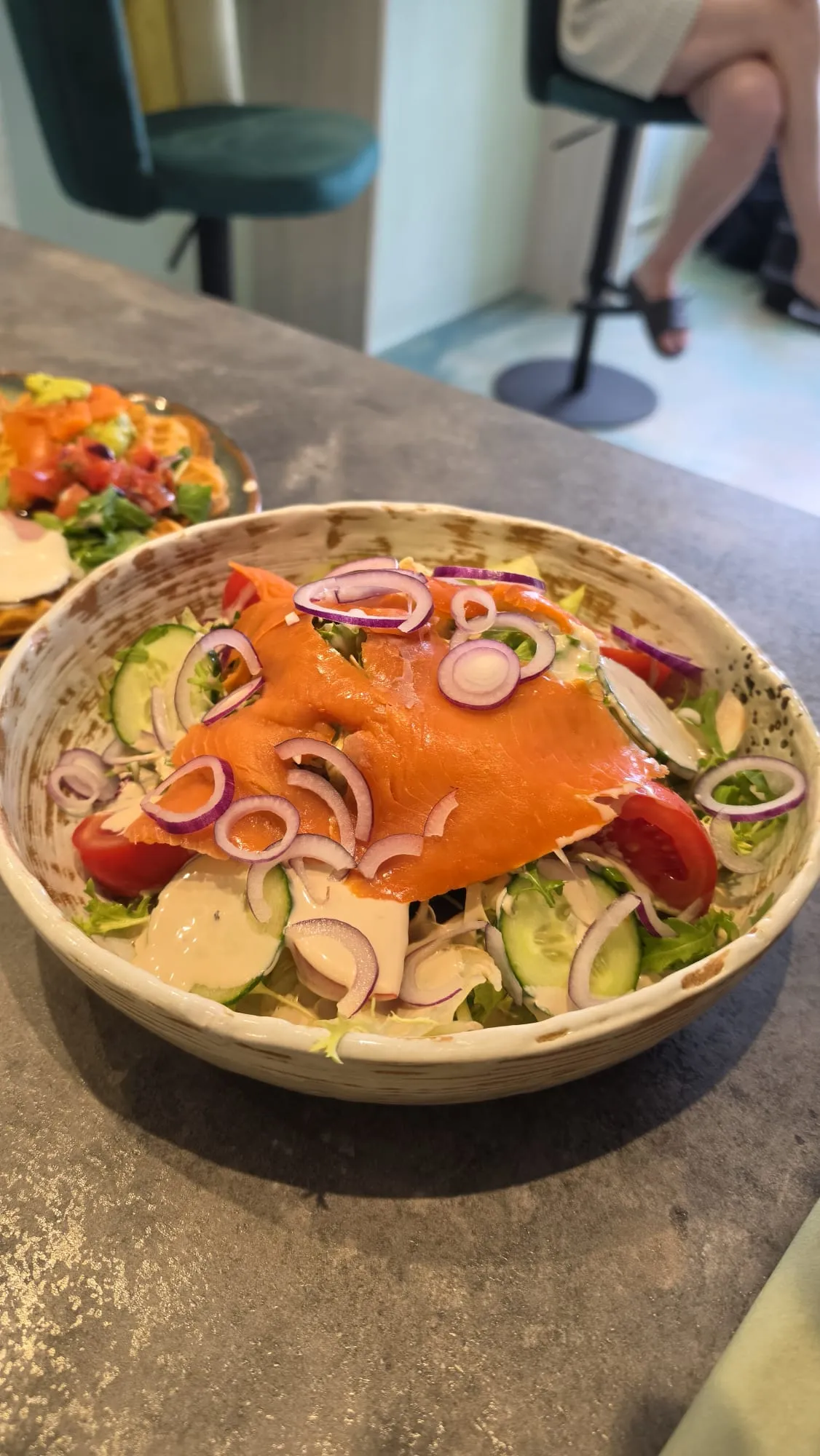 Frischer Blattsalat